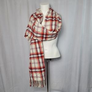 GAP Plaid Cozy Scarf Modal 76×25